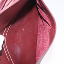 Cartier Must Line Shoulder Bag Leather Bordeaux Gold Auth 211696A-22
