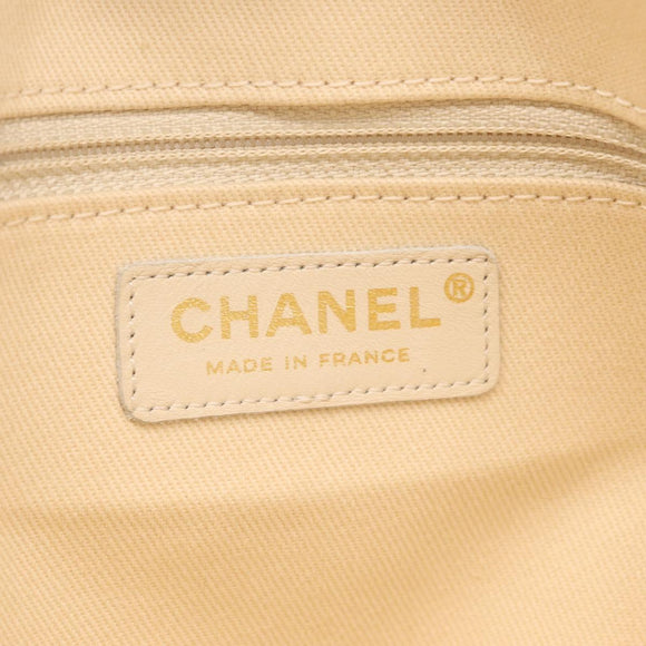 CHANEL Cruise Line Matelasse Chain Tote Bag Canvas Pink Gold CC Auth 211700SM