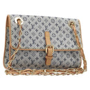 LOUIS VUITTON Monogram Mini Camille Chain Bag Blue M92002 LV Auth 211702SAV-1