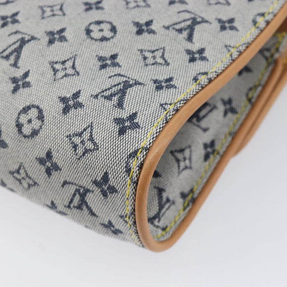 LOUIS VUITTON Monogram Mini Camille Chain Bag Blue M92002 LV Auth 211702SAV