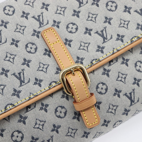 LOUIS VUITTON Monogram Mini Camille Chain Bag Blue M92002 LV Auth 211702SAV