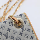 LOUIS VUITTON Monogram Mini Camille Chain Bag Blue M92002 LV Auth 211702SAV-16