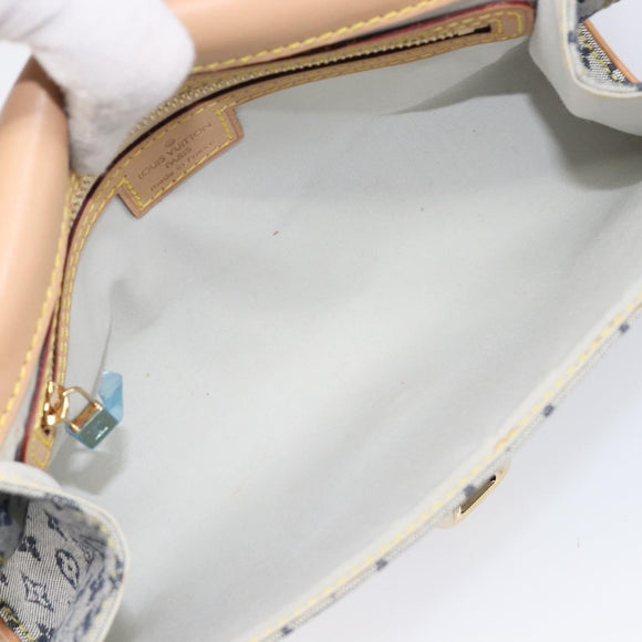 LOUIS VUITTON Monogram Mini Camille Chain Bag Blue M92002 LV Auth 211702SAV