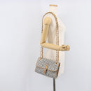 LOUIS VUITTON Monogram Mini Camille Chain Bag Blue M92002 LV Auth 211702SAV-26