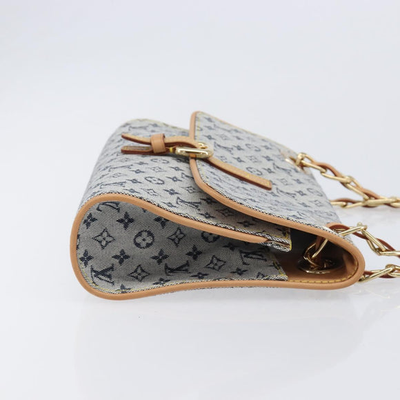 LOUIS VUITTON Monogram Mini Camille Chain Bag Blue M92002 LV Auth 211702SAV