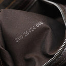 FENDI Zucca Canvas Mamma Baguette Shoulder Bag Brown Black Auth 211709V-25