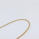 PRADA Chain Pouch Saffiano leather Black Gold Auth 211715V-9