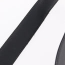 CELINE Macadam Canvas Circle Shoulder Bag PVC Leather Black Gold Auth 211717A-9