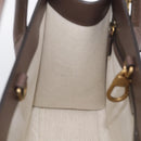 GUCCI GG Supreme Tote Bag PVC 2way Beige Gold 659983 Auth 211718SAM-20