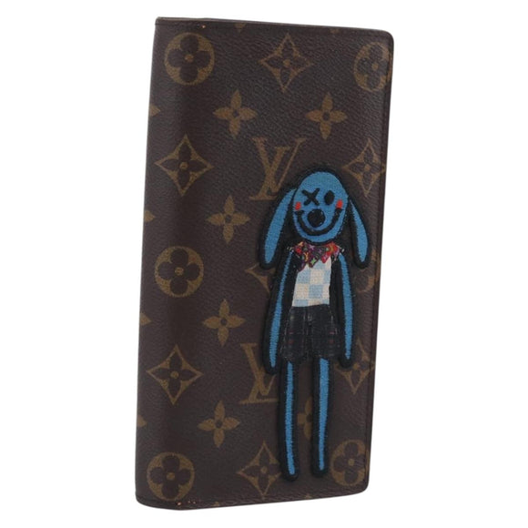 LOUIS VUITTON Monogram LV Friends Brazza Portefeuille NM Wallet LV Auth 211722V