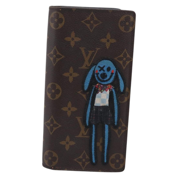 LOUIS VUITTON Monogram LV Friends Brazza Portefeuille NM Wallet LV Auth 211722V