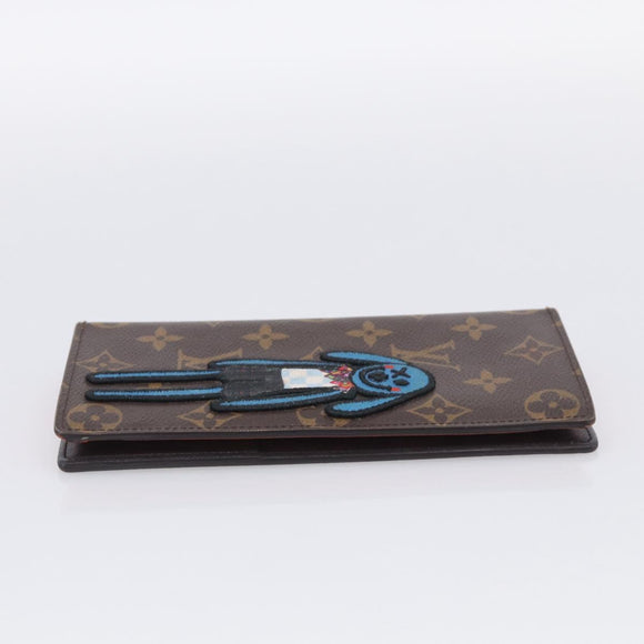 LOUIS VUITTON Monogram LV Friends Brazza Portefeuille NM Wallet LV Auth 211722V