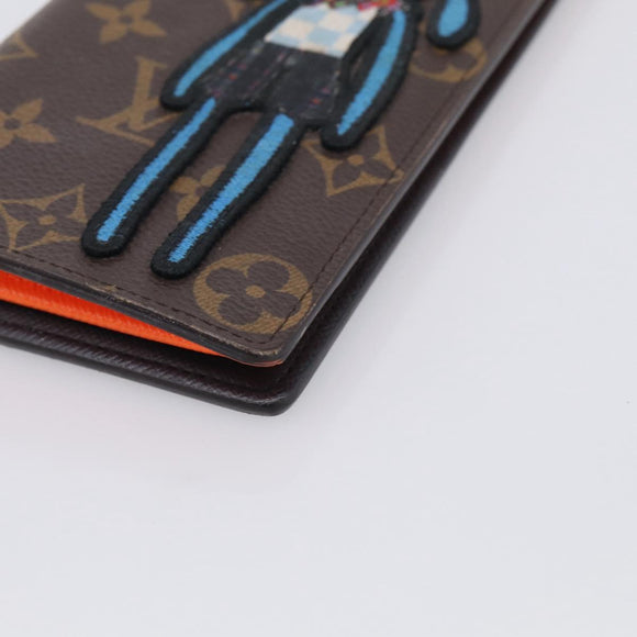 LOUIS VUITTON Monogram LV Friends Brazza Portefeuille NM Wallet LV Auth 211722V