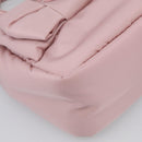 PRADA Hand Bag Nylon 2way Pink Gold Auth 211724SAM-13