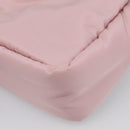 PRADA Hand Bag Nylon 2way Pink Gold Auth 211724SAM-14