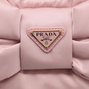 PRADA Hand Bag Nylon 2way Pink Gold Auth 211724SAM-16