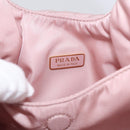PRADA Hand Bag Nylon 2way Pink Gold Auth 211724SAM-17