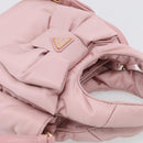 PRADA Hand Bag Nylon 2way Pink Gold Auth 211724SAM-6