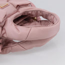 PRADA Hand Bag Nylon 2way Pink Gold Auth 211724SAM-7