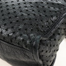 Balenciaga Classic Mini City Bag Punching Leather 2way Black 501065 Auth 211728M-16