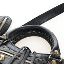Balenciaga Classic Mini City Bag Punching Leather 2way Black 501065 Auth 211728M-8