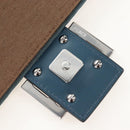 FENDI Zucca Canvas Mamma Baguette Bag 2way Light Blue Silver Auth 211732SM-19