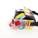FENDI Mamma Baguette Shoulder Bag Denim Beads Multicolor Auth 211733SM-5