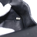 CHANEL Chain Matelasse25 Bag Patent Leather Black Silver CC Auth 211734V-29