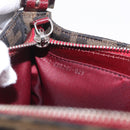 FENDI Zucca Canvas Mamma Baguette Bag 2way Black Brown 8VR207 Auth 211736SAV-22