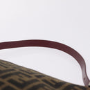 FENDI Zucca Canvas Mamma Baguette Bag 2way Black Brown 8VR207 Auth 211736SAV-8