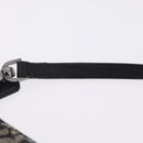 Christian Dior Trotter Canvas Saddle Accessory Pouch Black Silver Auth 211737A-9