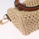 LOUIS VUITTON LV By The Pool Nano Speedy Bag Raffia Beige M83525 Auth 211738SAM-14