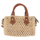 LOUIS VUITTON LV By The Pool Nano Speedy Bag Raffia Beige M83525 Auth 211738SAM-3