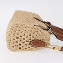 LOUIS VUITTON LV By The Pool Nano Speedy Bag Raffia Beige M83525 Auth 211738SAM-4