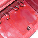 Cartier Must Line Vanity Hand Bag Suede Bordeaux Gold Auth 211751V-20