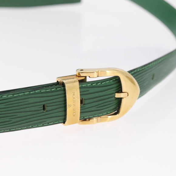 LOUIS VUITTON Epi Pochette Ceinture Tilshit Waist bag Green M52604 Auth 211752V