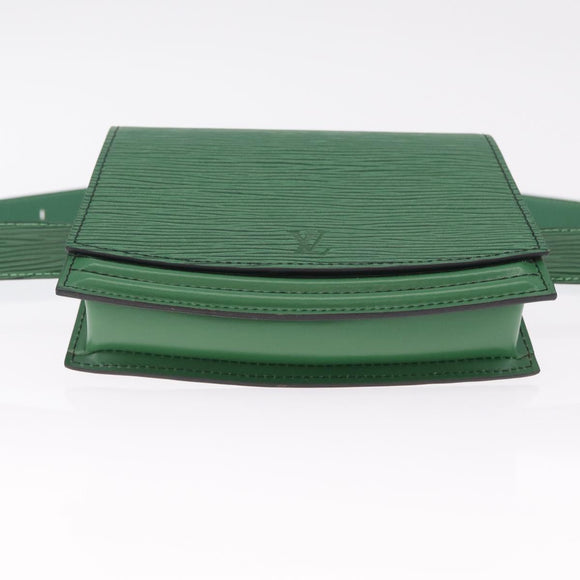 LOUIS VUITTON Epi Pochette Ceinture Tilshit Waist bag Green M52604 Auth 211752V