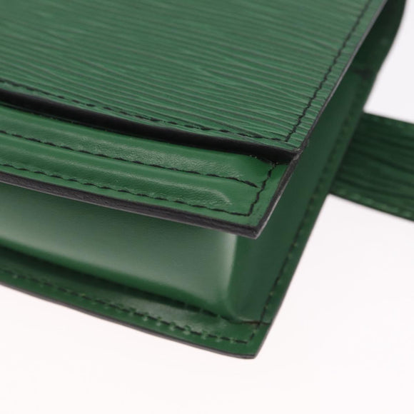 LOUIS VUITTON Epi Pochette Ceinture Tilshit Waist bag Green M52604 Auth 211752V