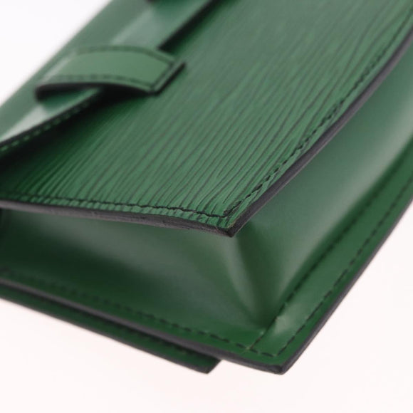 LOUIS VUITTON Epi Pochette Ceinture Tilshit Waist bag Green M52604 Auth 211752V