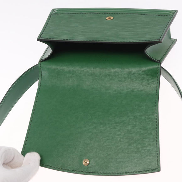 LOUIS VUITTON Epi Pochette Ceinture Tilshit Waist bag Green M52604 Auth 211752V