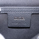 Christian Dior Trotter Canvas Saddle Shoulder Bag Navy Silver Auth 211754V-16