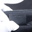 Christian Dior Trotter Canvas Saddle Shoulder Bag Navy Silver Auth 211754V-21