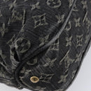 LOUIS VUITTON Monogram Denim Slytree Shoulder Bag Black M95835 LV Auth 211757V-13