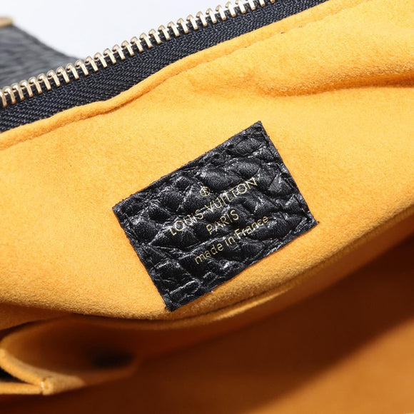 LOUIS VUITTON Monogram Denim Slytree Shoulder Bag Black M95835 LV Auth 211757V