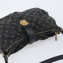 LOUIS VUITTON Monogram Denim Slytree Shoulder Bag Black M95835 LV Auth 211757V-6