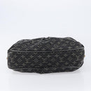 LOUIS VUITTON Monogram Denim Slytree Shoulder Bag Black M95835 LV Auth 211757V-9
