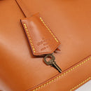 LOUIS VUITTON Nomad leather Alma Hand Bag Beige M85000 LV Auth 211758V-14