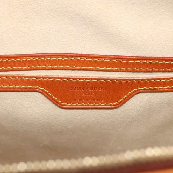 LOUIS VUITTON Nomad leather Alma Hand Bag Beige M85000 LV Auth 211758V
