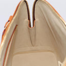 LOUIS VUITTON Nomad leather Alma Hand Bag Beige M85000 LV Auth 211758V-18