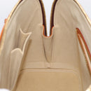 LOUIS VUITTON Nomad leather Alma Hand Bag Beige M85000 LV Auth 211758V-19